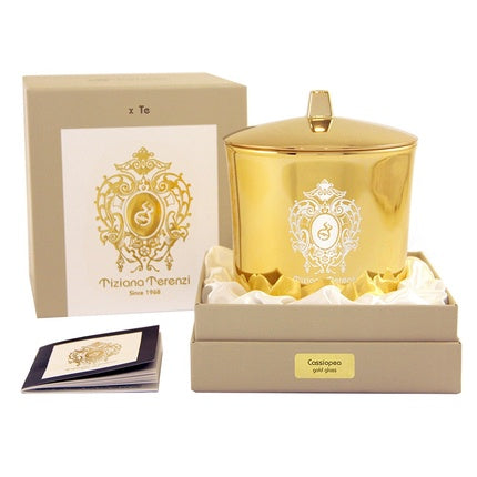 Tiziana Terenzi Cassiopea Gold Glass Candle 500g