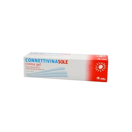 Fidia Farmaceutici Connettivina Sole Cream Gel For Sunburns Erythema And Redness 100 Grams