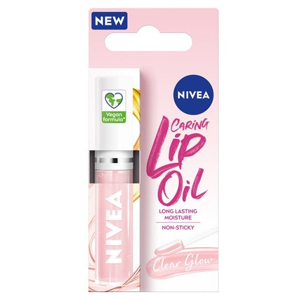 Nivea Caring Lip Oil Clear Glow Moisturizing Lip Oil 5.5 Ml