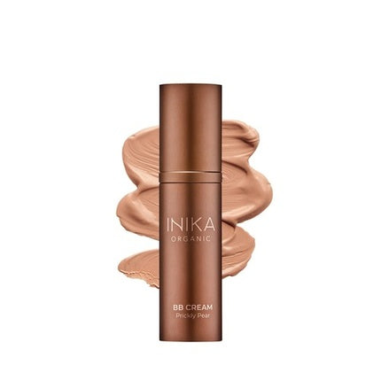 Inika Organic BB Cream Foundation Vegan Makeup with Hydrating Prickly Pear