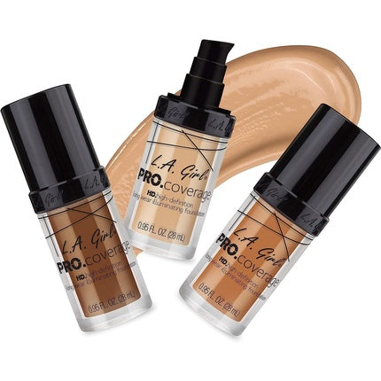 L.A. Girl Pro Coverage Liquid Foundation GLM650 Sand 0.95 fl oz
