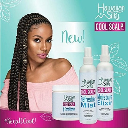 Hawaiian Silky Cool Scalp Leave-In Conditioner Cream 16 fl oz - Locks in Moisture - Anti-Breakage - Repairs Dry & Damaged Hair
