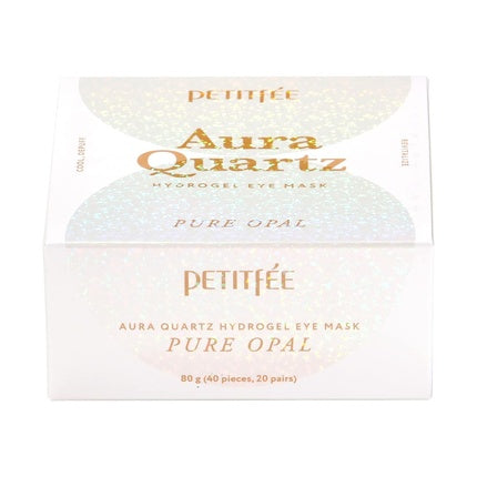 Petitfee Aura Quartz Eye Mask Pure Opal 40 Pcs - Rejuvenating