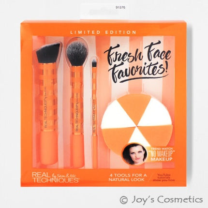 Real Techniques Fresh Face Favorites Brush Set RT-1576 Joys Cosmetics