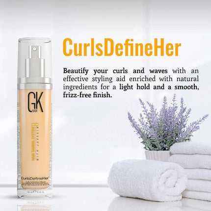 GK HAIR Taming System Curl Defining Cream 100ml by GK Hair