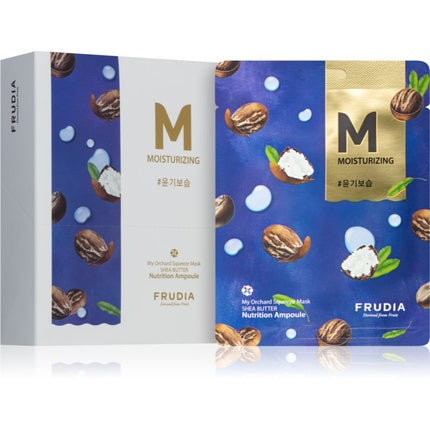 Frudia Shea Butter Moisturizing Sheet Mask for Very Dry and Sensitive Skin - 10x20 ml