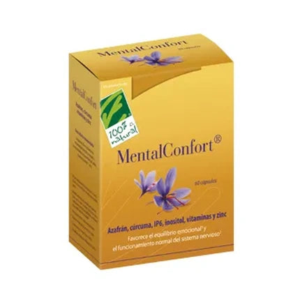 100 Natura Mentalconfort 60 Vegetable Capsules
