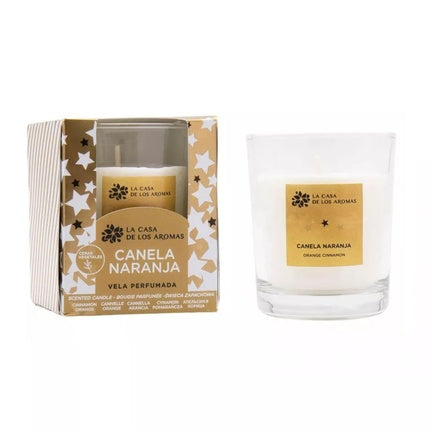 La Casa De Los Aromas Cinnamon And Orange Scented Candle 120g
