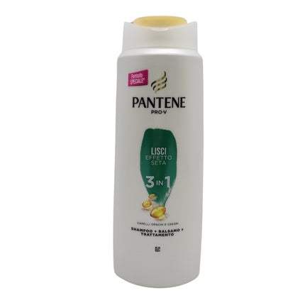 Pantene Shampoo 3 In 1 600 Ml Smooth Silk Effect
