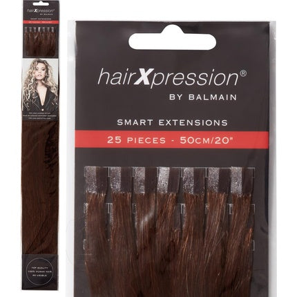 Balmain Hair Hairxpressions Human Hair Brown 50 Cm 25 Pieces