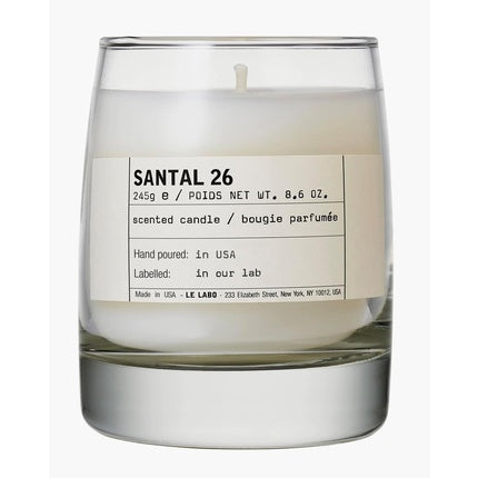 Le Labo Santal 26 Scented Candle Gift 245g 8.6oz Glass Jar