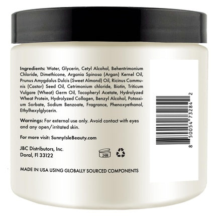 Sunny Isle Argan and Biotin Deep Hydrating Intensive Repair Hair Masque 16oz