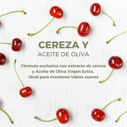 Cherry Lip Balm with Extra Virgin Olive Oil