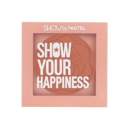 Show By Pastel Show Your Happiness Blush Vibrant Pink Tone Embossed Powder