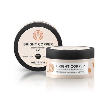Maria Nila Bright Copper Colour Refresh Mask Gentle Nourishing Mask Without Permanent Color Pigments