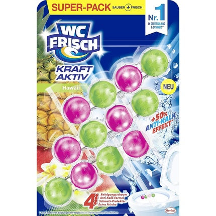 WC FRISCH Kraft Aktiv Scent Freshener Hawaii 150g