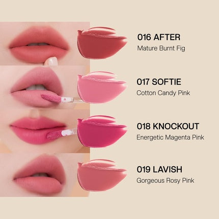Objet Lip Stain Unique Paint Tube Design Velvet Matte Tint Long-Lasting
