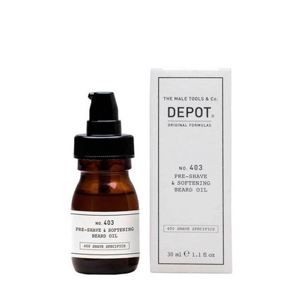Depot No 403 Preshave & Softening Beard Oil Sweet Almond 30ml