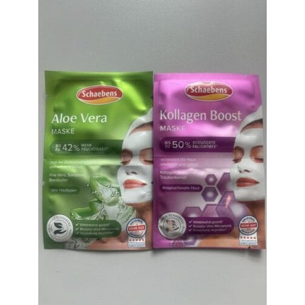 Schaebens Collagen Boost Aloe Vera Face Mask Care 4x 5ml