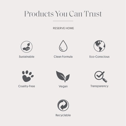 Clean Reserve Home Scented Candle Made from Natural Soy Blend - Non-Toxic