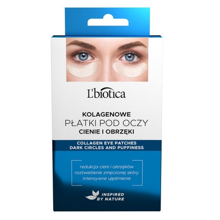 L'Biotica Collagen Eye Patches Reducing Dark Circles And Puffiness - 6 Pieces