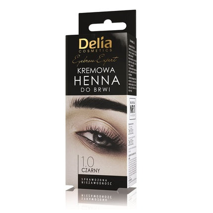 Delia Cream Eyebrow Henna 1.0 Black 15ml