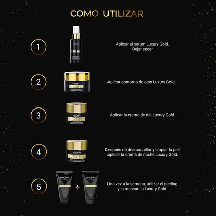 Postquam Luxury Gold Night Cream Moisturizer with Hyaluronic Acid and Colloidal Gold 50ml