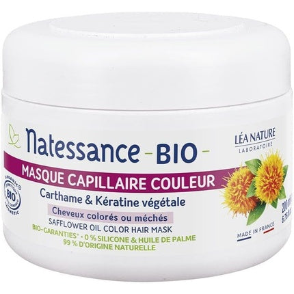 Natessance Organic Color Hair Mask with Safflower and Keratin 200ml