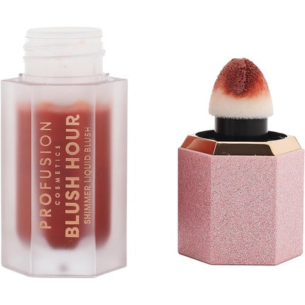Profusion Cosmetics Shimmer Hour Liquid Blushlighter Blendable Dewy Cheek Tint