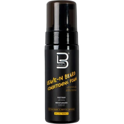 L3VEL3 Leave-In Beard Conditioning Foam For Men 5 oz Foam
