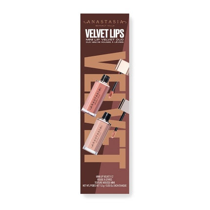 Anastasia Beverly Hills Velvet Lips Mini Lip Velvet Duo Softy Peachy Nude