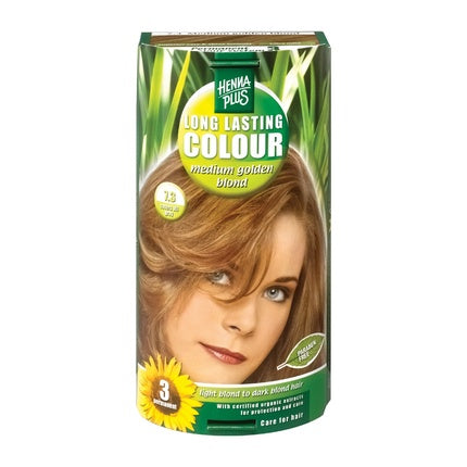 Hennaplus Lasting 73 Medium Golden Blond Hair Color