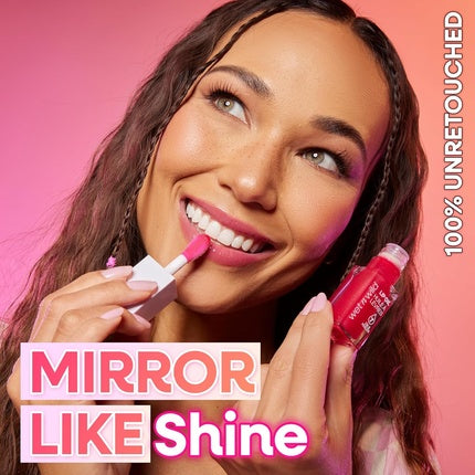 Wet N Wild Tinted Lip Oil Nourishing Non-Sticky Pink Lip Gloss Powered By 7