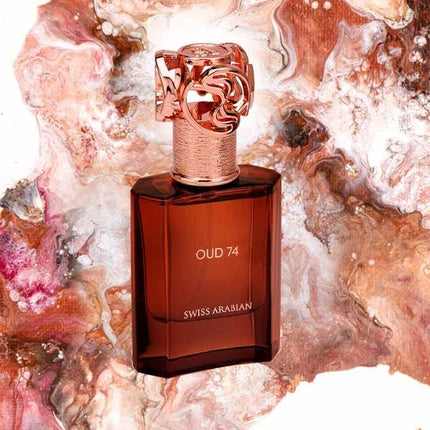 Swiss Arabian Oud 74 Luxury Products From Dubai Long Lasting And Addictive Personal EDP Spray Fragrance 1.7 Oz