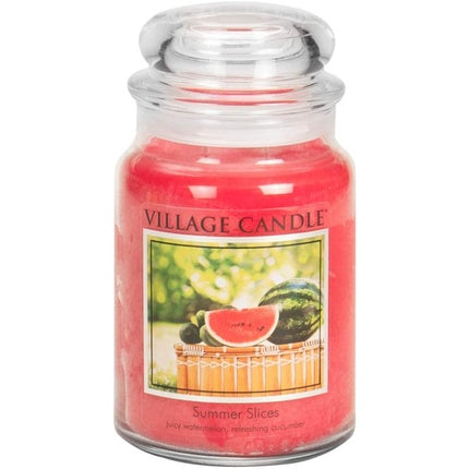 Village Candle Summer Slices 26 oz Glass Jar Scented Candle Large