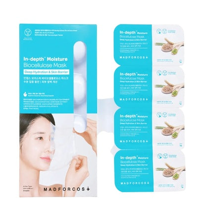 Madforcos Indepth Moisture Biocellulose Mask 4 X 20ml