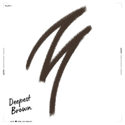 NYX PROFESSIONAL MAKEUP Epic Wear Liner Stick Long-Lasting Eyeliner Pencil Deepest Brown 07 1 Count