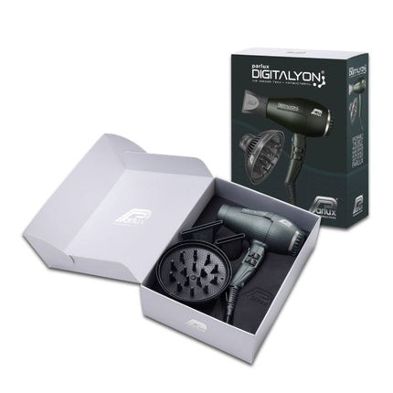 Parlux Digitalyon Anthracite Hair Dryer With Magic Sense Diffuser