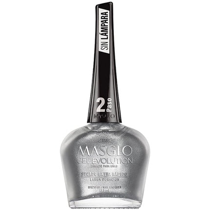 MASGLO GEL EVOLUTION Nail Polish Gel Effect No UV/Led Lamp Required Lasts up to 12 Days Gitana