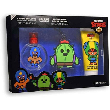 BRAWL STARS Col 50 V Perfume for Kids with Gel and Keychain, White, 1ml