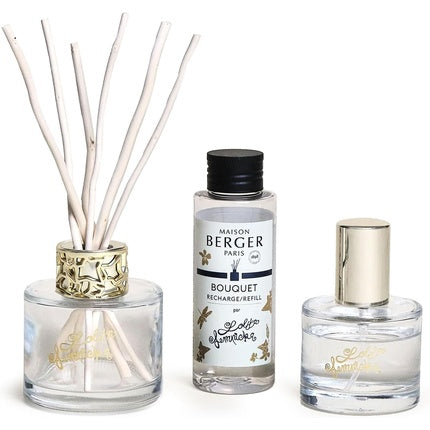 Maison Berger Duo Mini Bouquet and Interior Spray Lacquered Glass 90ml and 50ml
