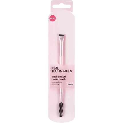 Real Techniques Double Ended Eyebrow Brush for Shaping and Plumping
