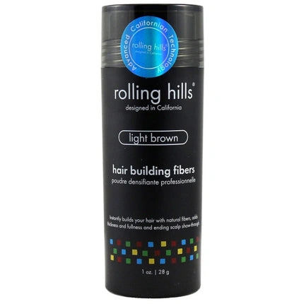 Rolling Hills Rolling Hair Building Fibers Light Brown
