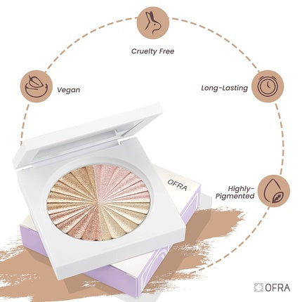 Ofra Cosmetics All of the Lights Highlighter 4-in-1 Makeup Palette 10g
