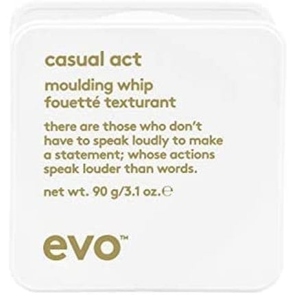 evo Casual Act Moulding Whip Light Firm Hold Styling Paste for All Hair Types 90g