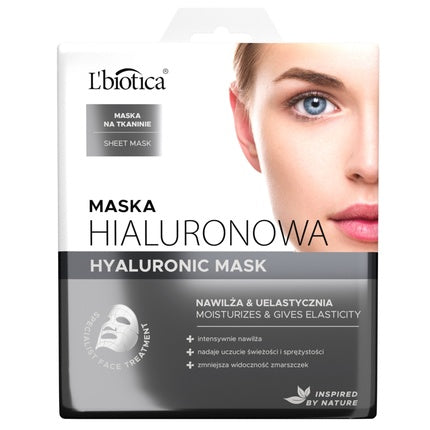 L'Biotica Hyaluronic Face Mask In Sheet