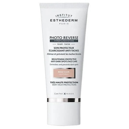 Institut Esthederm Photo Reverse Face Care Light Beige 50ml Tinted Protective Cream Against Pigment Spots