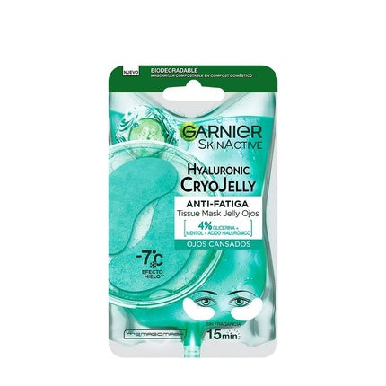 Garnier Aloe Hyaluronic Cryojelly Antifatigue Eye Tissue Mask 5g