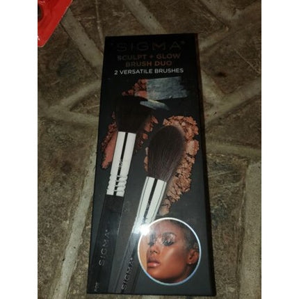 Sigma Beauty Sculpt + Glow Makeup Brush Duo - Pack of 2