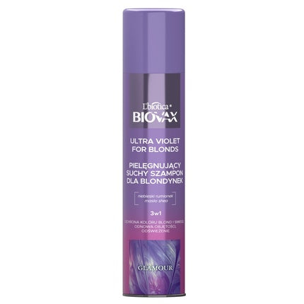 Biovax Glamour Ultra Violet Dry Shampoo For Blonde Hair 200ml